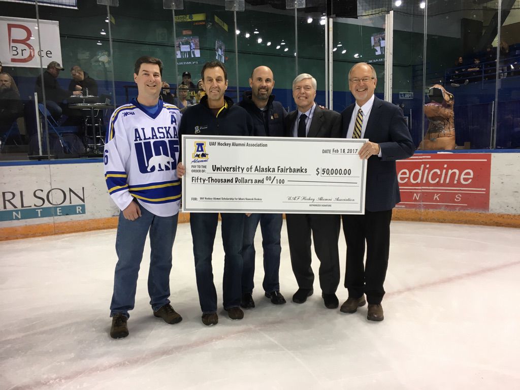 Nanook Hockey Alumni board endows $50,000 scholarship